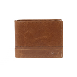 Lavor Δερμάτινο Ανδρικό Πορτοφόλι Κονιάκ 1-3812